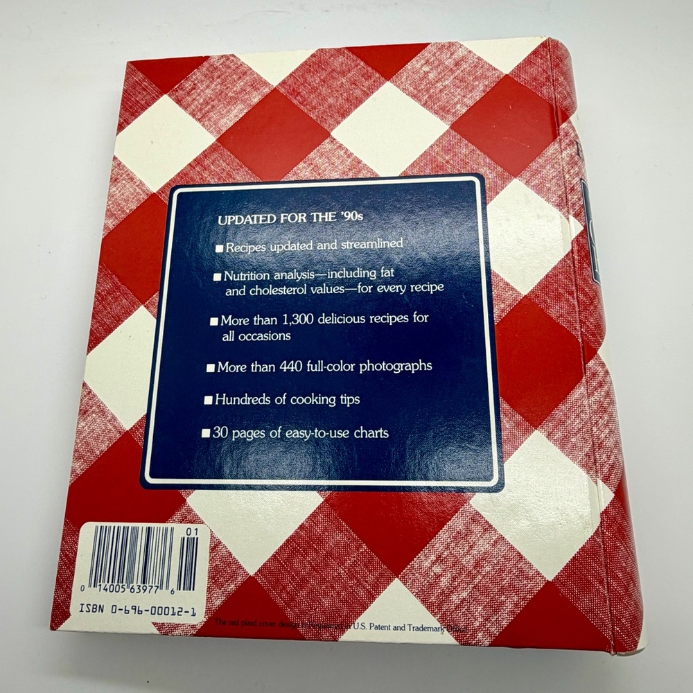 Vintage Better Homes & Garden Cookbook 1989 Hardcover Binder - Picture 5 of 6